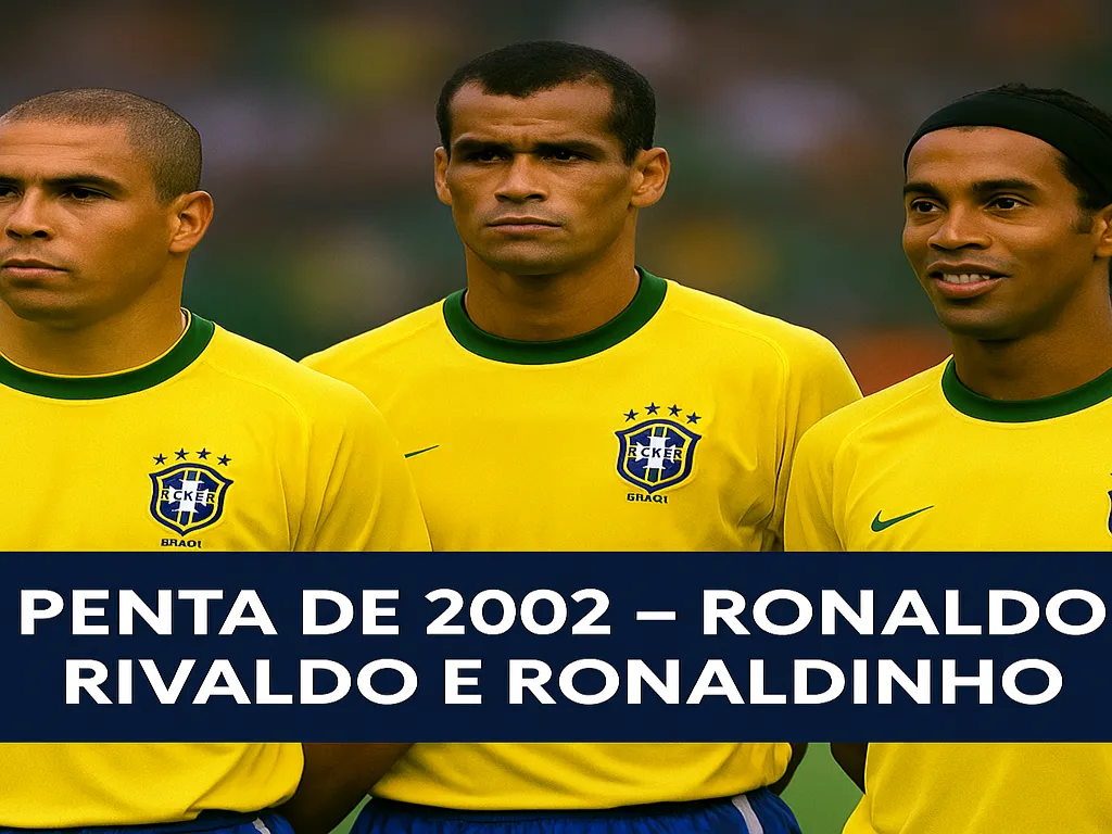 O Penta de 2002 – Ronaldo, Rivaldo e Ronaldinho